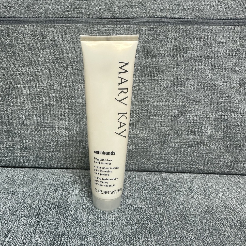 Mary Kay Satin Hands Fragrance Free Hand Softener Full Size 2.1 oz USA Made